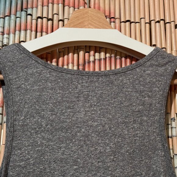 On The Byas Cotton Blend Tank, Southwestern Pattern Pocket, Heathered, Small - Picture 6 of 11
